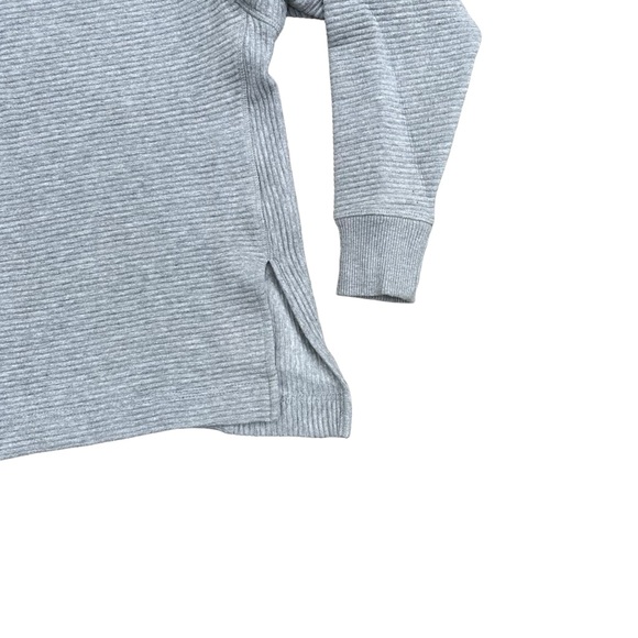Banana Republic Sweater Womens Sweatshirt Ribbed Long Sleeve Gray Extra Small - Picture 7 of 11
